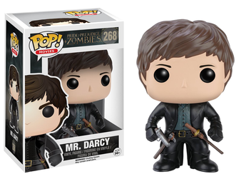  «Коллекционная фигурка Funko POP! Movies Pride, Prejudice + Zombies Мистер Дарси 10 см (FK7543)», бренда Funko Pop - фото №2 - миниатюра