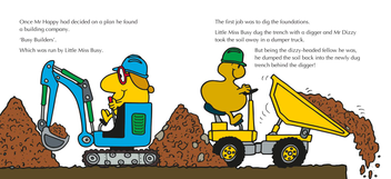 Паперова книга «Mr. Men Little Miss: Busy Builders», автор Адам Харгрівз - фото №3 - мініатюра
