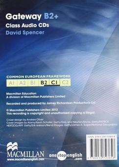 Паперова книга «Gateway B2+ Class Audio CD (2) », автор Девід Спенсер - фото №2 - мініатюра