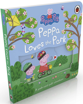 Бумажная книга «Peppa Pig. Peppa Loves The Park. A push-and-pull adventure» - фото №1 - миниатюра