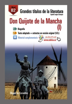 Бумажная книга «Grandes Títulos de la Literatura. Don Quijote de la Mancha 1 (B2)», автор Мигель де Сервантес - фото №1 - миниатюра