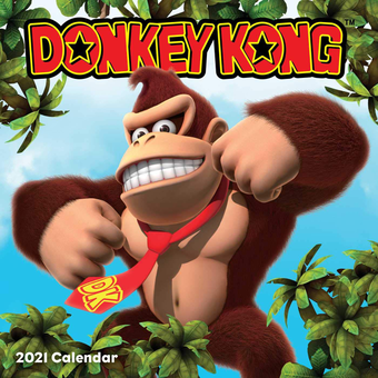 Бумажная книга «Donkey Kong 2021 Wall Calendar» - фото №1 - миниатюра