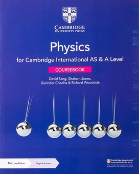 Бумажная книга «Cambridge International AS & A Level Physics Coursebook with Digital Access (2 Years) 2022 Exam», авторов Дэвид Санг, Грэм Джонс, Гуриндер Чадха, Ричард Вудсайд - фото №1 - миниатюра