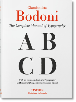 Бумажная книга «Bodoni: Manual of Typography», автор Стефан Фюссель - фото №1 - миниатюра
