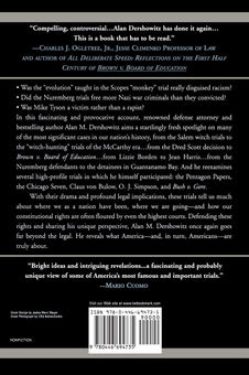 Бумажная книга «America on Trial. Inside the Legal Battles That Transformed Our Nation», автор Алан Дершовиц - фото №2 - миниатюра