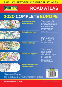 Бумажная книга «2020 Philip's Complete Road Atlas Europe : A4 Flexiback» - фото №2 - миниатюра