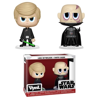 «Коллекционная фигурка Funko Pop! Vynl Star Wars Darth Vader & Luke Skywalker (FK31623)», бренда Funko Pop - фото №2 - миниатюра