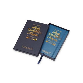  «Записная книжка Moleskine Peter Pan Синяя в линию (LEPN01QP060CLT)», бренда Moleskine - фото №4 - миниатюра