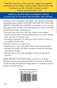 Бумажная книга «What Your Doctor May Not Tell You About Colorectal Cancer. New Tests, New Treatments, New Hope», автор Марк Беннетт Почапин - фото №2 - миниатюра
