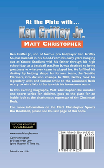Бумажная книга «At the Plate with...Ken Griffey Jr.», автор Мэтт Кристофер - фото №2 - миниатюра