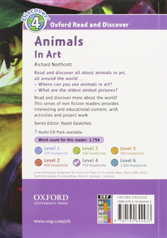 Паперова книга «Oxford Read and Discover: Level 4: Animals in Art», автор Richard Northcott - фото №2 - мініатюра