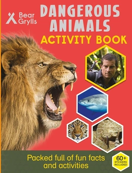 Паперова книга «Bear Grylls Sticker Activity: Dangerous Animals», автор Беар Ґріллз - фото №1 - мініатюра