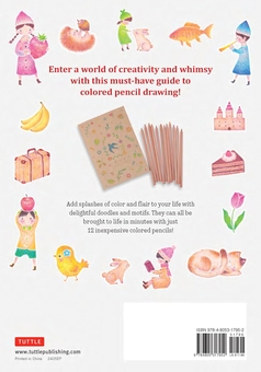 Paper book «Colored Pencil Drawings & Doodles», author Atelier RiLi - фото №2 - миниатюра