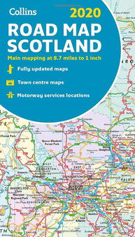 Паперова книга «2020 Collins Map of Scotland» - фото №2 - мініатюра