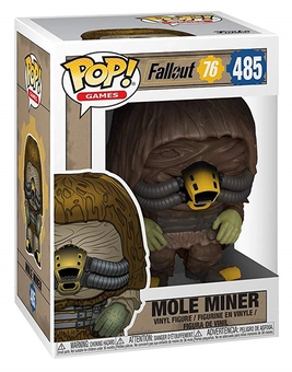  «Коллекционная фигурка Funko Pop! Pop Games Fallout 76 Mole Miner (FK39040)», бренда Funko Pop - фото №3 - миниатюра