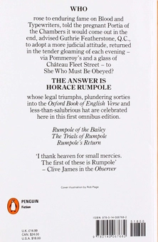 Паперова книга «The First Rumpole Omnibus», автор Джон Мортімер - фото №2 - мініатюра