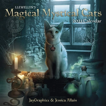 Бумажная книга «Llewellyn's 2021 Magical Mystical Cats Calendar», автор Джессика Аллен - фото №1 - миниатюра
