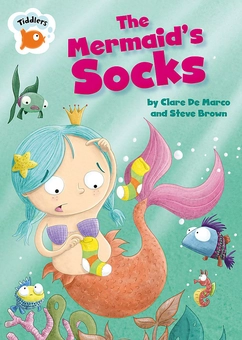 Паперова книга «Tiddlers: The Mermaid's Socks», автор Клер Де Марко - фото №1 - мініатюра
