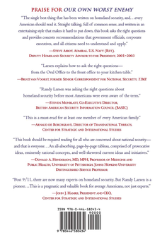 Паперова книга «Our Own Worst Enemy. Asking the Right Questions About Security to Protect You, Your Family, and America», автор Рендалл Ларсен - фото №2 - мініатюра