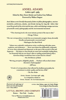 Бумажная книга «Ansel Adams' Letters 1916-1984», автор Энсел Адамс - фото №2 - миниатюра