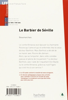 Паперова книга «Le Barbier de Sуville (+ CD audio MP3)», автор Пьєр-Огюстен Карон де Бомарше - фото №2 - мініатюра