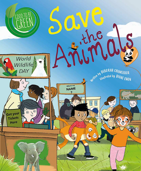 Бумажная книга «Save the Animals», автор Дебора Чэнцлер - фото №1 - миниатюра