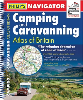 Бумажная книга «Philip's Navigator Camping and Caravanning Atlas of Britain: Spiral 3rd Edition» - фото №1 - миниатюра