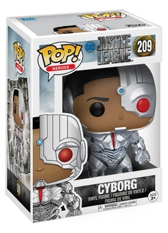  «Коллекционная фигурка Funko Pop! Pop Heroes DC Justice League Киборг (FK13487)», бренда Funko Pop - фото №3 - миниатюра