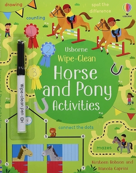 Бумажная книга «Wipe-Clean Horse and Pony Activities», автор Кирстин Робсон - фото №1 - миниатюра