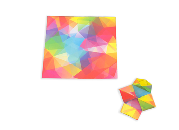 Паперова книга «Origami Paper. 500 sheets. Rainbow Patterns. 15 cm» - фото №5 - мініатюра