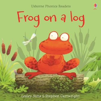 Паперова книга «Frog on a log», автор Леслі Сімс - фото №1 - мініатюра