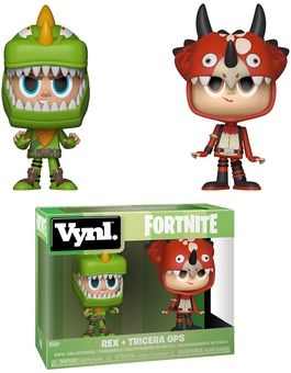  «Коллекционная фигурка Funko Pop! Vynl Rex & Tricera Ops (FK35273)», бренда Funko Pop - фото №3 - миниатюра