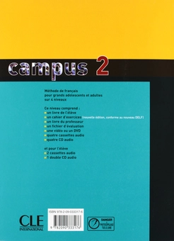 Паперова книга «Campus: Livre D'Eleve & Livret De Civilisation 2: Methode De Francais», автор Джекі Жирарде - фото №2 - мініатюра