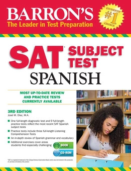 Паперова книга «Barron's SAT Subject Test Spanish», автор Хосе М. Діас - фото №1 - мініатюра