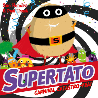Паперова книга «Supertato Carnival Catastro-Pea!», авторів Сью Хендра, Пол Ліннет - фото №1 - мініатюра