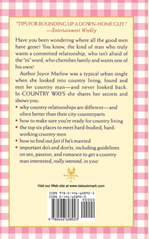 Паперова книга «Country Ways. Secrets for Finding and Keeping a Country Man», автор Джойс Марлоу - фото №2 - мініатюра