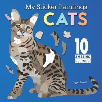Бумажная книга «My Sticker Paintings: Cats», автор Логан Пауэлл - фото №1 - миниатюра