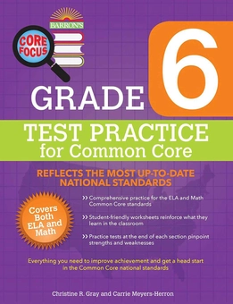 Паперова книга «Barron's Core Focus Grade 6: Test Practice for Common Core», автор Кэррі Мейерс - фото №1 - мініатюра