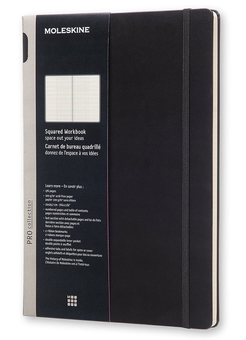  «Записная книжка Moleskine PRO черная A4 твердая в клетку (PROWB52HBK)», бренда Moleskine - фото №1 - миниатюра
