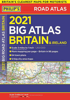 Паперова «2021 Philip's Big Road Atlas Britain and Ireland», автора Без автора– фото №1