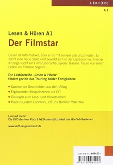 Бумажная книга «Der Filmstar Lesen und Hören A1 Buch mit Audio-CD», авторов Эльке Бургер, Тео Шерлинг - фото №2 - миниатюра