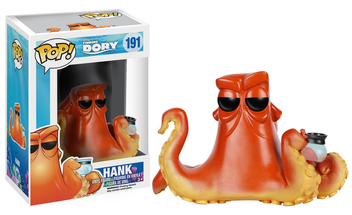  «Коллекционная фигурка Funko Pop! Pop Disney В Поисках Дори Хэнк (FK7747)», бренда Funko Pop - фото №2 - миниатюра
