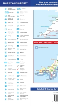 Бумажная книга «South West Coast Path 3 – South Cornwall: With Ordnance Survey Mapping», автор A-Z Maps - фото №2 - миниатюра