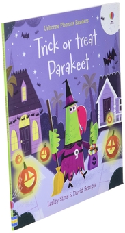 Паперова книга «Trick or Treat, Parakeet?», автор Леслі Сімс - фото №3 - мініатюра