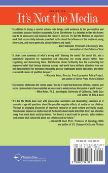 Бумажная книга «It's Not The Media : The Truth About Pop Culture's Influence On Children», автор Карен Стернхеймер - фото №2 - миниатюра