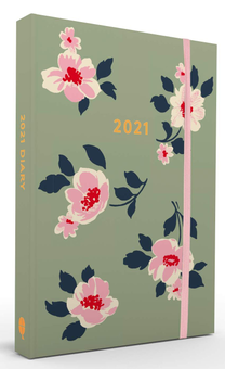 Бумажная книга «Cath Kidston A6 Khaki Dusk Floral 2021 Diary», автор Кэт Кидстон - фото №2 - миниатюра