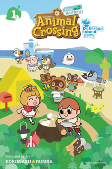 Бумажная книга «Animal Crossing. New Horizons. Volume 1. Deserted Island Diary», автор Коконасу Румба - фото №1 - миниатюра