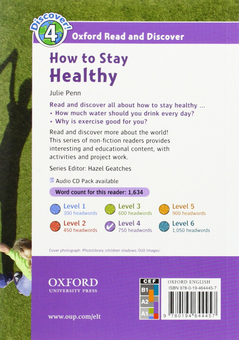 Бумажная книга «Oxford Read and Discover: Level 4: How to Stay Healthy», автор Julie Penn - фото №2 - миниатюра