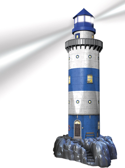  «Пазл-нічник 3D Ravensburger Нічний маяк (12577)», бренду Ravensburger - фото №1 - мініатюра