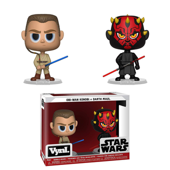  «Коллекционная фигурка Funko Vynl Star Wars Darth Maul & Obi Wan (31621)» - фото №3 - миниатюра
